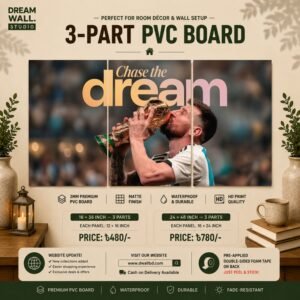 Messi Chase the Dream 3 Part PVC Wallboard Set