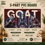 Messi GOAT 3 Part PVC Wallboard Set