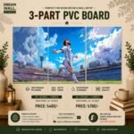 Messi Anime Art 3 Part PVC Wallboard Set