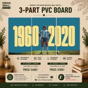 Maradona 1960–2020 3 Part PVC Wallboard Set