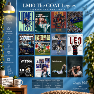 LM10 The GOAT Legacy PVC Wallmate | 12pcs set