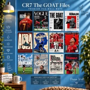 CR7 The GOAT Files PVC Wallmate | 12pcs set