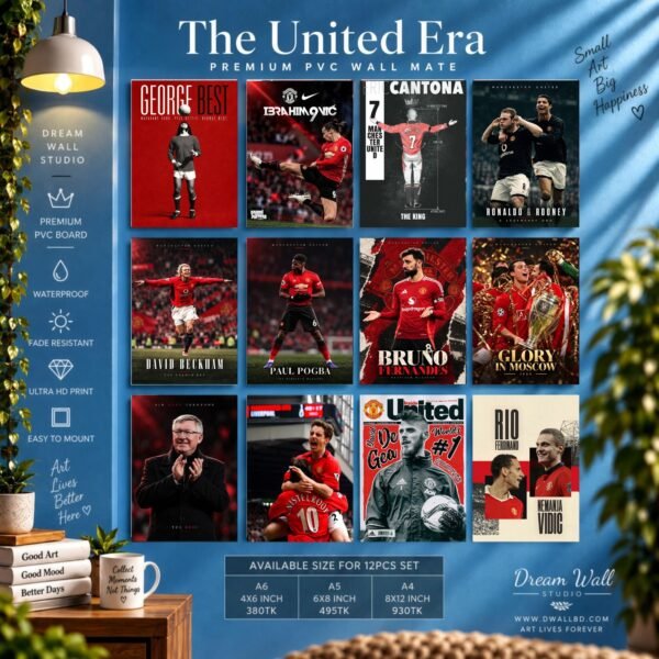 The United Era PVC Wallmate | 12pcs set
