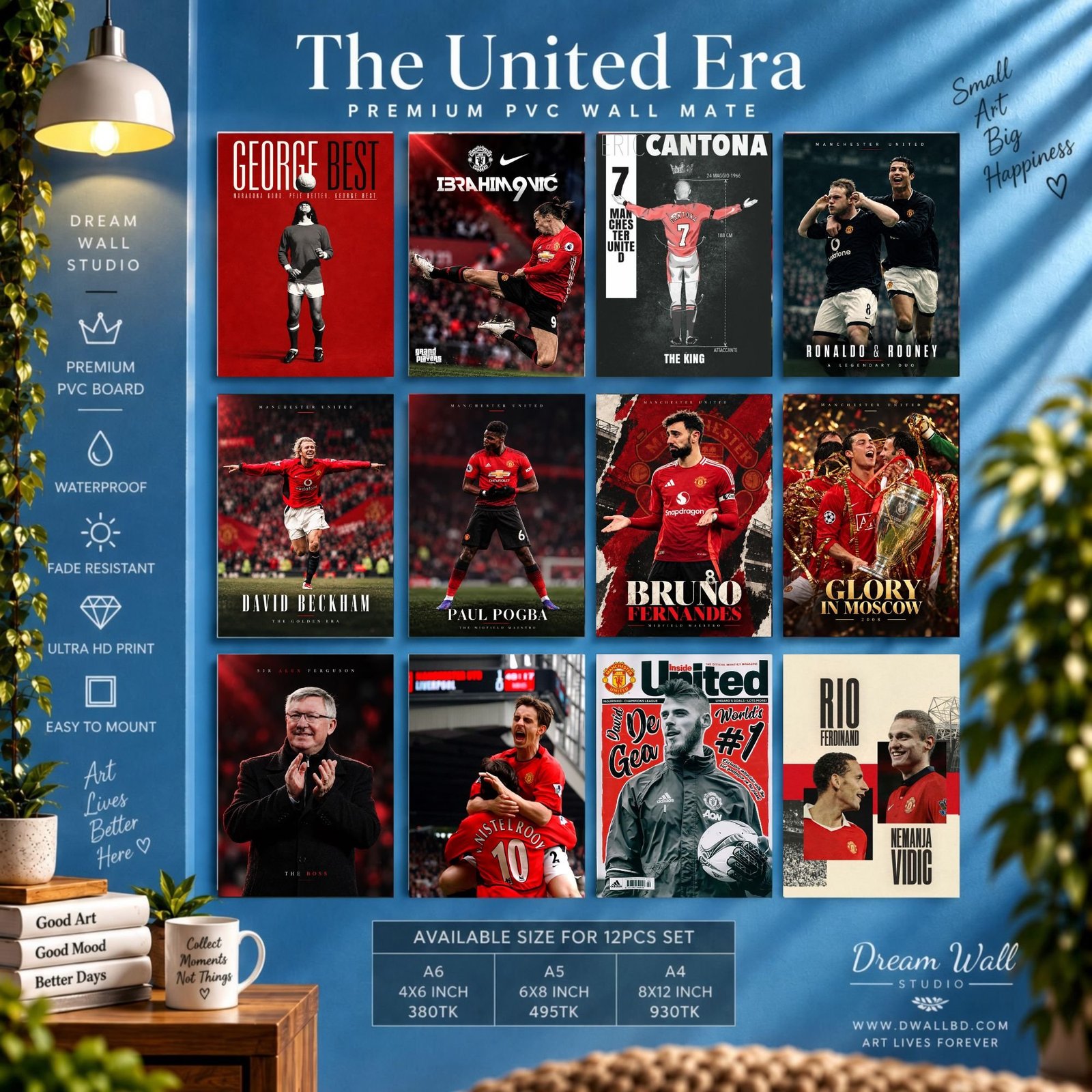 The United Era PVC Wallmate | 12pcs set