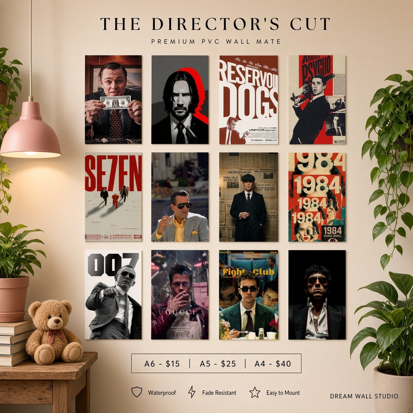 The Director's Cut PVC Wallmate | 12pcs set