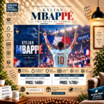 Kylian Mbappé – The Pride of France 3 Part PVC Wallboard Set