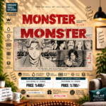 Monster – Johan & Tenma Manga 3 Part PVC Wallboard – Dream Wall Studio