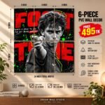 Foot Time Street Art 6 Piece PVC Wall Decor – 3mm PVC board, 8x12 inch each – Dream Wall Studio