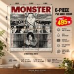Monster – Johan 6 Piece PVC Wall Decor – 3mm PVC board, 8x12 inch each – Dream Wall Studio