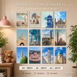 Noor of the Minarets PVC Wallmate 12pcs set – 3mm PVC wall board – Dream Wall Studio