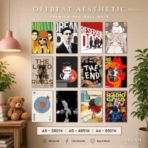 Offbeat Aesthetic PVC Wallmate 12pcs set – 3mm PVC wall board – Dream Wall Studio
