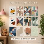 Quiet Contours PVC Wallmate 12pcs set – 3mm PVC wall board – Dream Wall Studio