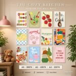 The Cozy Kitchen PVC Wallmate 12pcs set – 3mm PVC wall board – Dream Wall Studio