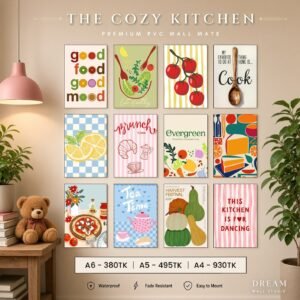 The Cozy Kitchen PVC Wallmate 12pcs set – 3mm PVC wall board – Dream Wall Studio